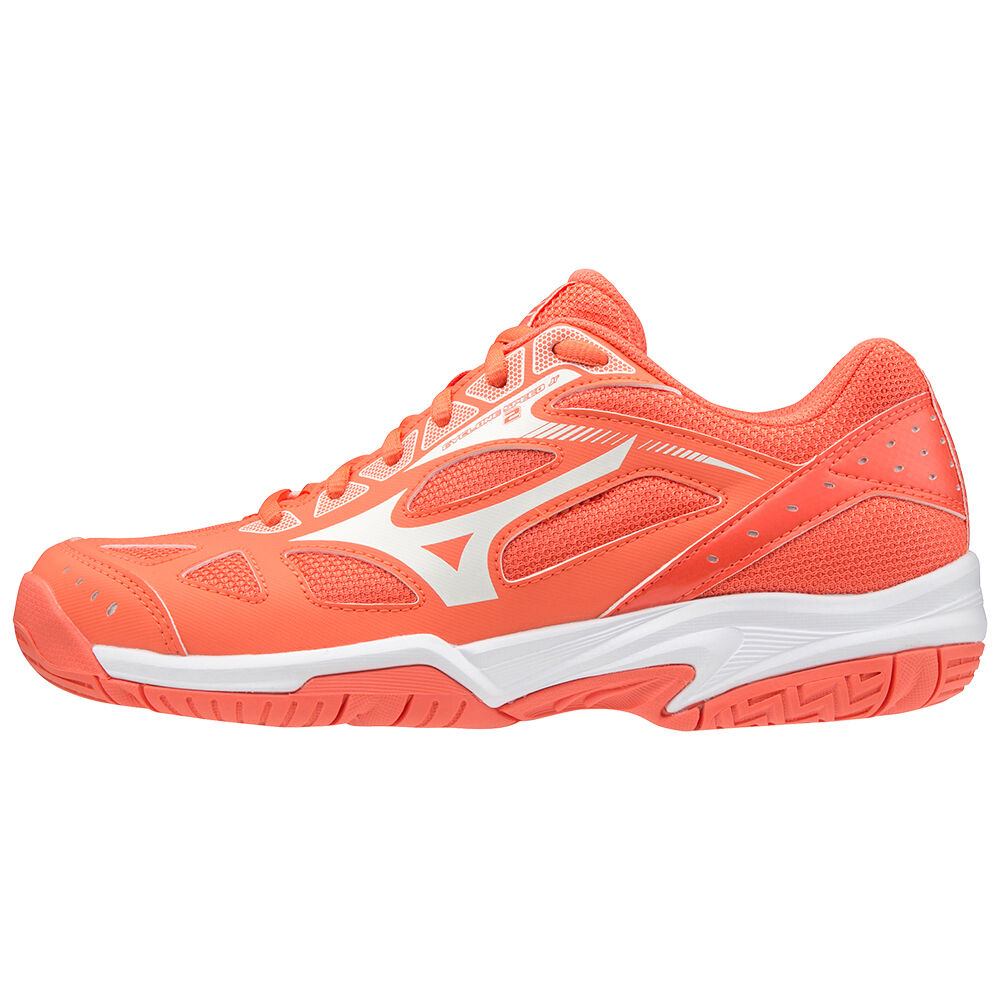 Mens Mizuno Cyclone Speed 2 Volleyball Shoes Coral/white Philippines (MCURHN834)